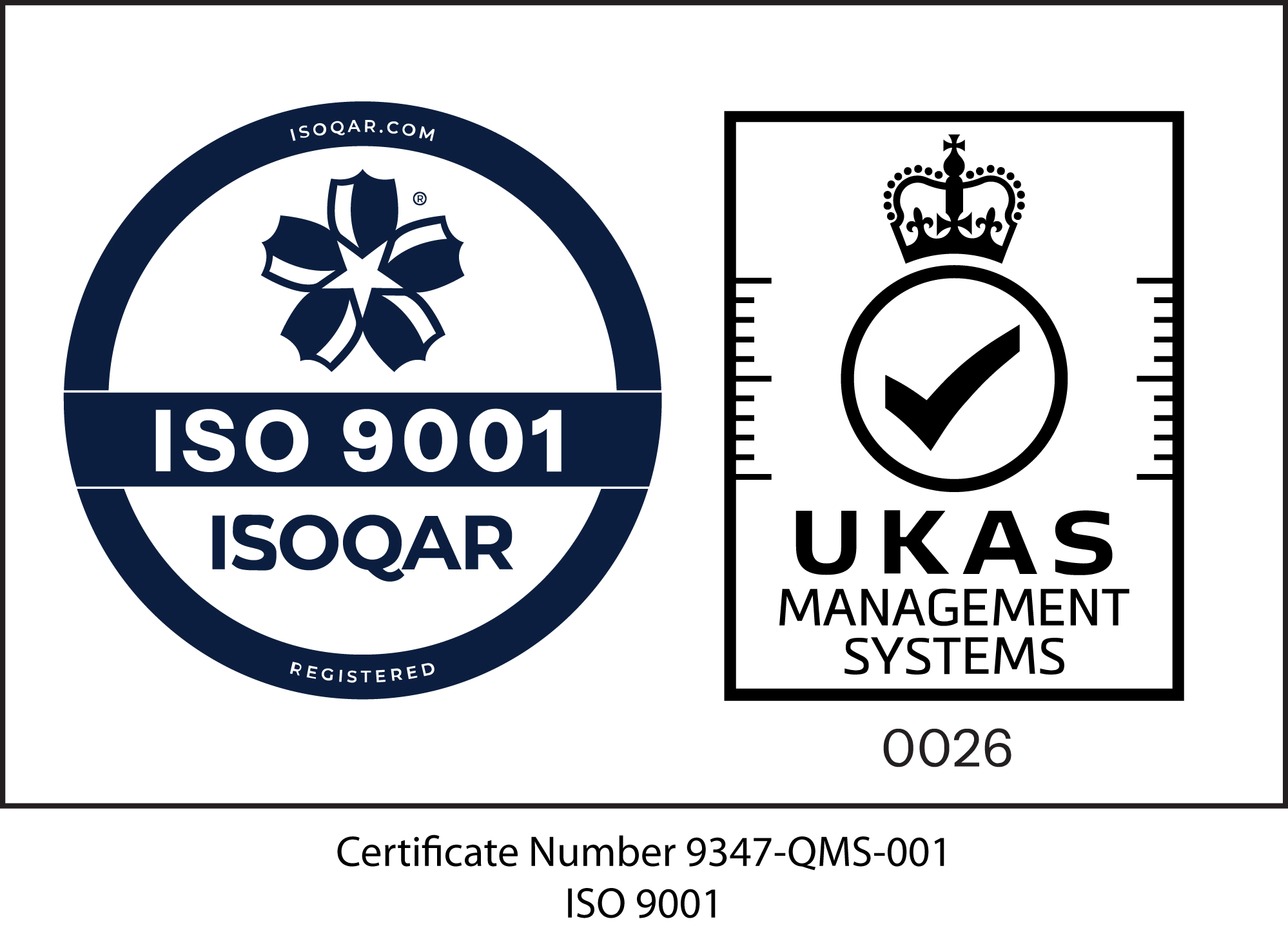 ISO 9001 - UKAS Certifications