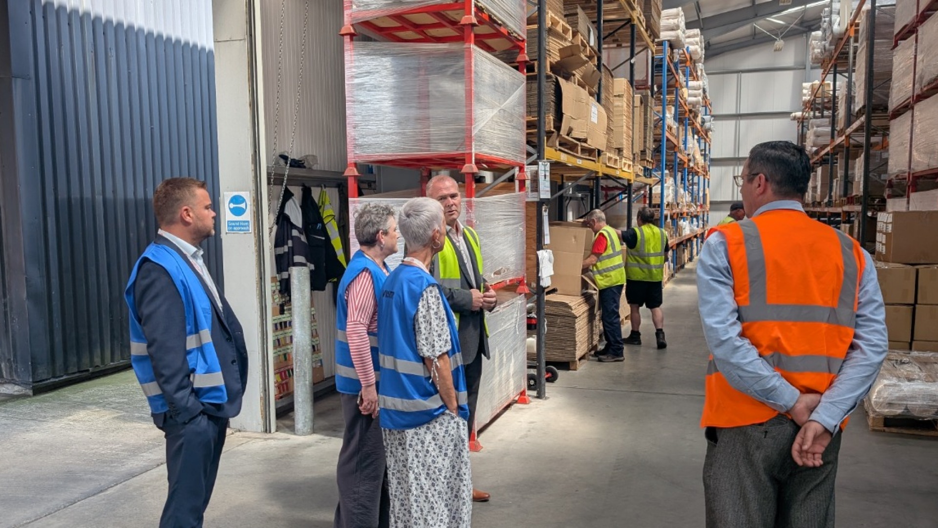 West Lancashire MP visits high-tech healthcare fabric specialist Redwood TTM
